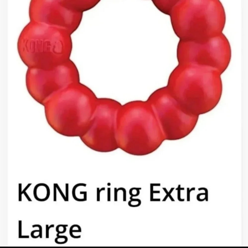 KONG Dog Ring Toy - Durable Natural Rubber XL Made in the USA NWT SO 1 Left!